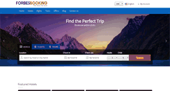 Desktop Screenshot of forbesbooking.com